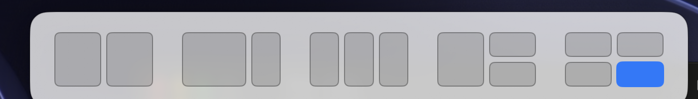 iToolMac Snap Layouts bar